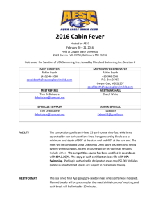 2016 AESC Cabin Fever Meet Notice