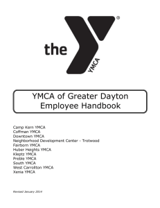 Employment Policies - YMCA of Greater Dayton