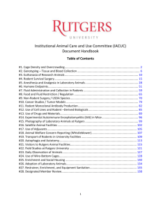 Rutgers IACUC Document Handbook (October 2015)