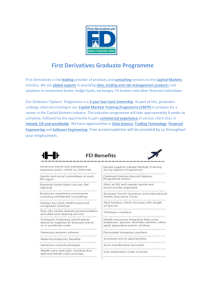 First Derivatives Graduate Programme