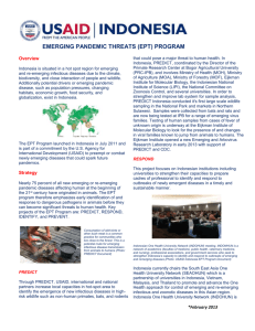 emerging pandemic threats (ept) program