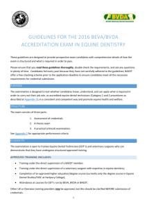 EDT Exam Candidate Guidelines 2016
