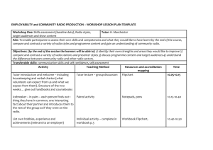 lesson plan here gives you an idea of how to plan