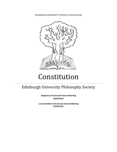 PhilSoc Constitution as of 5th March 2015