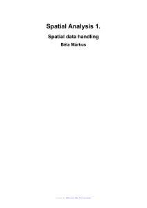 Spatial data handling