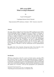 PPP versus PPPP What is wrong in Denmark?