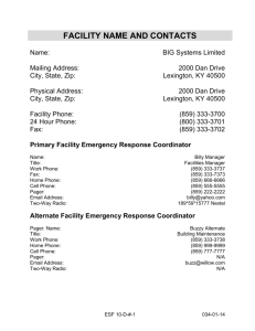 Completed Sample EHS Plan