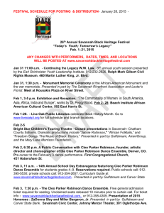 UP DATED 1-28-15 - Savannah Black Heritage Festival