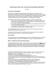 GEF calculation report  - CDM