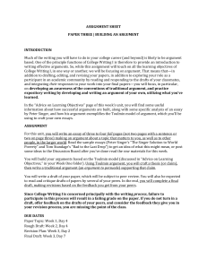 Ruddick CW1 Unit 3 - FYWP