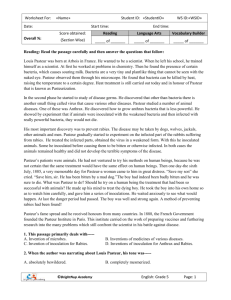 Worksheet For: «Name» Student ID: «StudentID» WS ID:«WSID