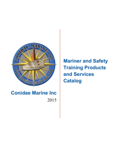 Online Training - Conidae Marine Inc