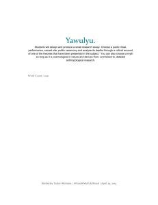 Yawulyu. - WordPress.com