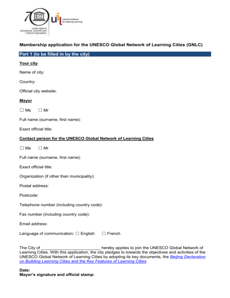 application-form-global-network-of-learning-cities