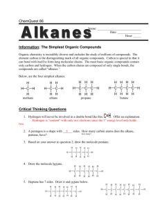 Information: The Simplest Organic Compounds