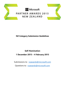 Microsoft New Zealand Partner Awards 2015 benefits