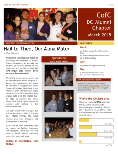 March, 2015 - College of Charleston Alumni Association