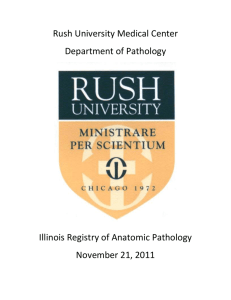 November IRAP - The Chicago Pathology Society