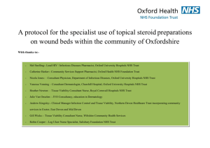 Protocol for the use of topical steroids in wound care Final version