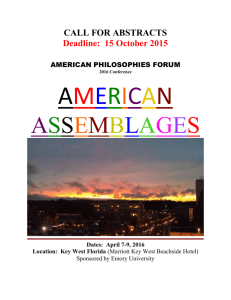 Call for Abstracts