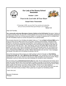 Our Lady of the Rosary School Newsletter