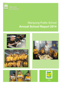 Annual School Report 2014