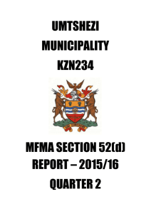 2015/16 - Umtshezi Estcourt Municipality