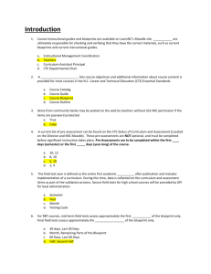 CTE Statewide Assessment Manual Test Questions