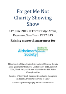 forget me not charity showing show 14/06/15