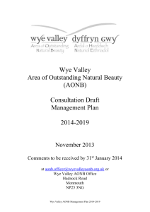 Part 2 Strategy - Wye Valley AONB