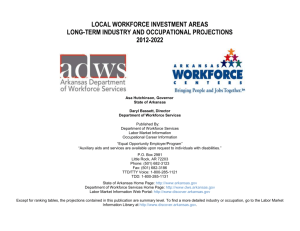 LOCAL WORKFORCE INVESTMENT AREAS