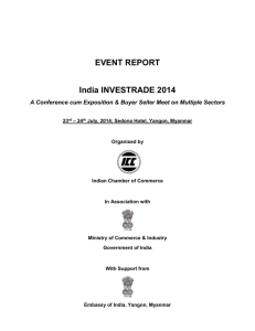 EVENT REPORT - Indian Chamber of Commerce