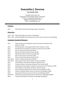 Samantha J. Dawson Curriculum Vitae