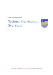 Year 4 curriculum overview