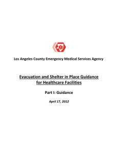 Evacuation and Shelter in Place Guidance