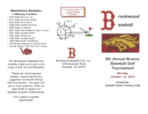 2015 BHS Baseball Golf Tournament Application
