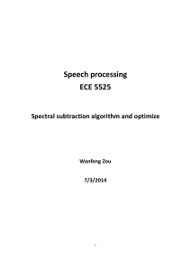 speech proccessing
