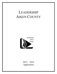 here - Leadership Aiken County