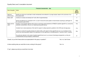 Equality Data Level 2 consultation document