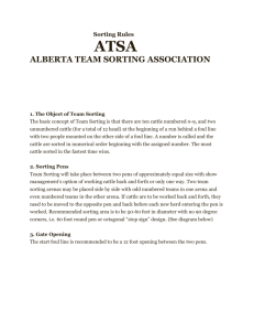 Sorting Rules ATSA ALBERTA TEAM SORTING ASSOCIATION