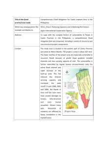 Title of the Good practice/case study Comprehensive Flood