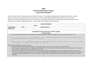 Lesson Plan Template SOE