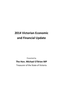 Victorian Economic and Financial Update (DOCX 354kb)