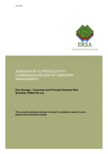 Environmental Risk Science and Audit (ERSA)