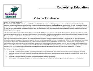 Define effective teaching to guide your school (Rocketship)