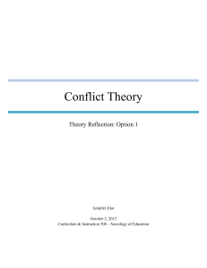 Conflict Theory