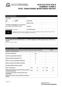 Form C: Post-Dewatering Monitoring Report689.24 KB