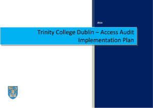 Access Audit Implementation Plan