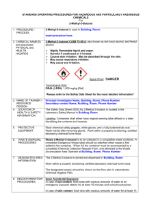 2-Methyl-2-Butanol - WSU Environmental Health & Safety