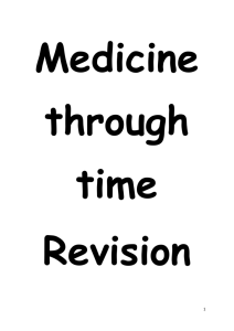 Medicine Revision Booklet